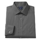 Big & Tall Croft & Barrow&reg; Spread-collar No-iron Dress Shirt, Men's, Size: 19 34/5t, Grey