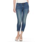 Petite Apt. 9&reg; Modern Fit Skinny Capri Jeans, Women's, Size: 16 Petite, Dark Blue