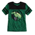 Boys 4-10 Jumping Beans&reg; Marvel The Hulk Marled Striped Active Tee, Size: 7, Grey (charcoal)