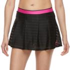 Women's Fila Sport&reg; Exposed Elastic Mesh Skort, Size: Large, Black