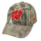Adult Top Of The World Wisconsin Badgers Resistance Mossy Oak Camouflage Adjustable Cap, Green Oth