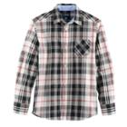 Boys 4-20 Chaps Plaid Button-down Shirt, Size: 14-16, Natural