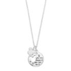Disney's Mickey Mouse Silver Plated Dream It Charm Necklace