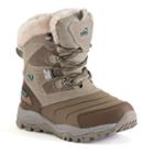 Pacific Mountain Steppe Jr. Girls' Winter Boots, Kids Unisex, Size: 5, Beig/green (beig/khaki)