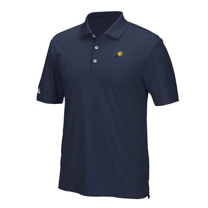 Men's Adidas Indiana Pacers Climacool Golf Polo, Size: Small, Blue (navy)