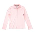 Girls 7-20 & Plus Size French Toast School Uniform Long-sleeved Polo Shirt, Girl's, Size: 14-16, Pink