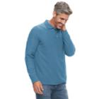Men's Croft & Barrow&reg; Classic-fit Easy-care Pique Polo, Size: Medium, Med Blue