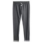 Girls 7-16 & Plus Size So&reg; Fleece Minky Leggings, Size: 7-8, Dark Grey