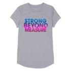 Girls 4-6x New Balance Strong Beyond Measure Graphic Tee, Girl's, Size: 5, Silver