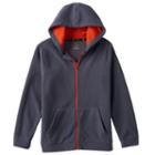 Boys 8-20 Tek Gear&reg; Full-zip Fleece Hoodie, Boy's, Size: L 14-16, Dark Grey