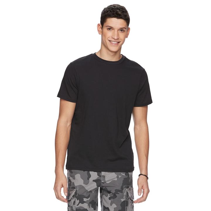 Big & Tall Urban Pipeline&reg; Ultimate Heather Tee, Men's, Size: Xl Tall, Black