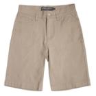 Boys 4-16 Eddie Bauer Stretch 5-pocket Shorts, Boy's, Size: 7, Beig/green (beig/khaki), Comfort Wear