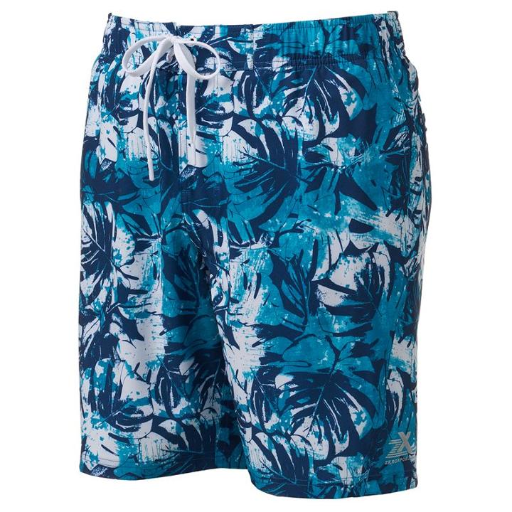 Men's Zeroxposur Stretch Swim Trunks, Size: Medium, Brt Blue