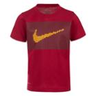 Boys 4-7 Nike Swoosh Dots Dri-fit Graphic Tee, Size: 7, Med Red