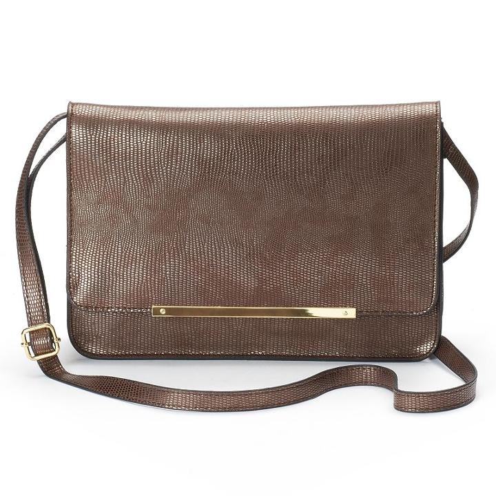Mondani Kinsley Framed Clutch, Women's, Dark Grey
