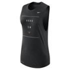 Women's Nike Texas Longhorns Dri-fit Muscle Tank Top, Size: Small, Black