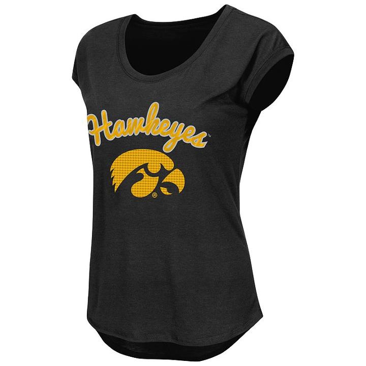 Juniors' Iowa Hawkeyes Equinox Tee, Women's, Size: Large, Oxford