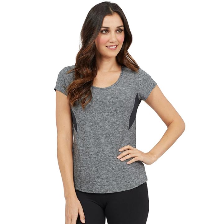 Women's Marika Champ Keyhole Back Tee, Size: Small, Oxford