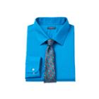 Big & Tall Croft & Barrow&reg; Classic-fit Striped Dress Shirt And Patterned Tie Boxed Set, Men's, Size: 20 38/9t, Blue Other