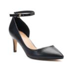 Apt. 9&reg; Women's Ankle Strap High Heels, Size: 7.5, Black