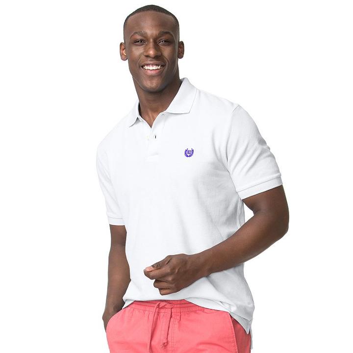 Men's Chaps Stretch Solid Pique Polo, Size: Xl, White