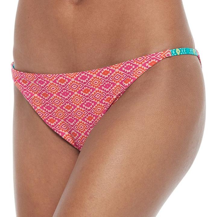 Women's Social Angel Tribal Strappy Bikini Bottoms, Size: Xl, Pink