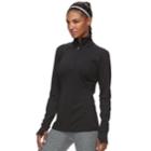Women's Tek Gear&reg; Performance 1/4-zip Jacket, Size: Medium, Black