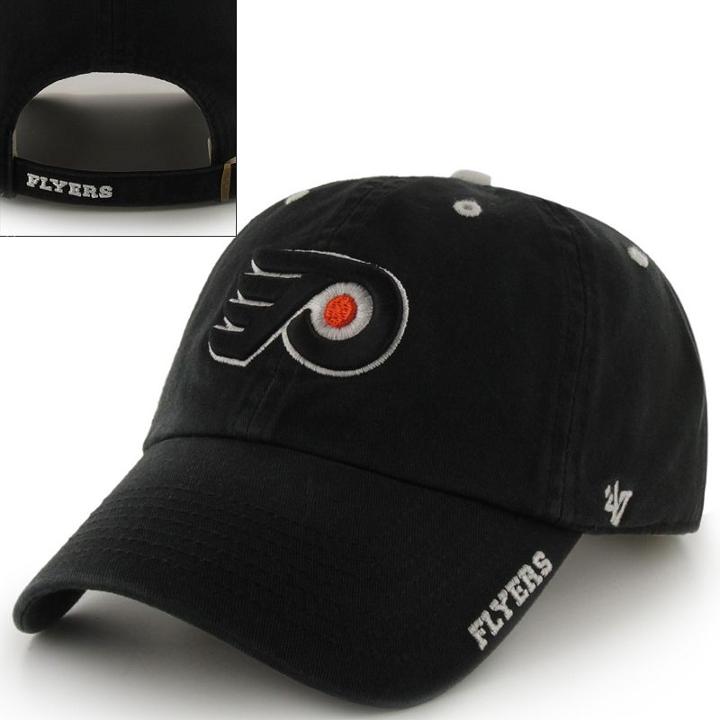 '47 Brand Philadelphia Flyers Ice Baseball Cap - Adult, Men's, Black
