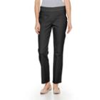 Women's Briggs Pull-on Straight-leg Pants, Size: Medium, Black