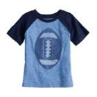 Toddler Boy Jumping Beans&reg; Slubbed Raglan Graphic Tee, Size: 3t, Med Blue