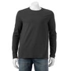 Men's Apt. 9&reg; Modern-fit Core Solid Tee, Size: Large, Dark Grey