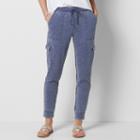 Women's Sonoma Goods For Life&trade; Skinny Cargo Pants, Size: Small, Dark Blue