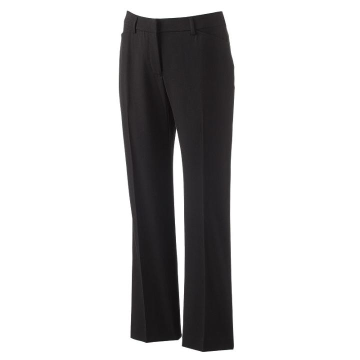 Petite Apt. 9&reg; Classic Fit Dress Pants, Women's, Size: 4p-short, Black