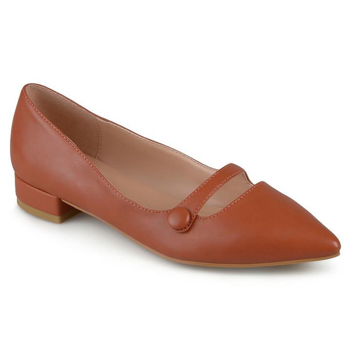 Journee Collection Vasha Women's Pointed Dress Shoes, Girl's, Size: 6.5, Red
