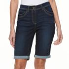 Women's Kate And Sam Jean Bermuda Shorts, Size: 14, Blue Other