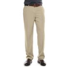 Men's Grand Slam Ultimate Performance Flat-front Pants, Size: 30x30, Beige Oth