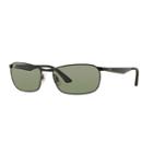 Ray-ban Rb3534 62mm Rectangle Sunglasses, Adult Unisex, Black