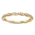 10k Gold 1/6 Carat T.w. Diamond Marquise Ring, Women's, White