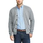 Men's Chaps Classic-fit Cardigan Sweater, Size: Medium, Grey