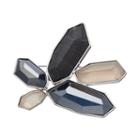 Simply Vera Vera Wang Geometric Stone Cluster Pin, Women's, Multicolor