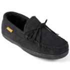 Oxford And Finch Men's Moccasin Slippers, Size: Medium (9), Black
