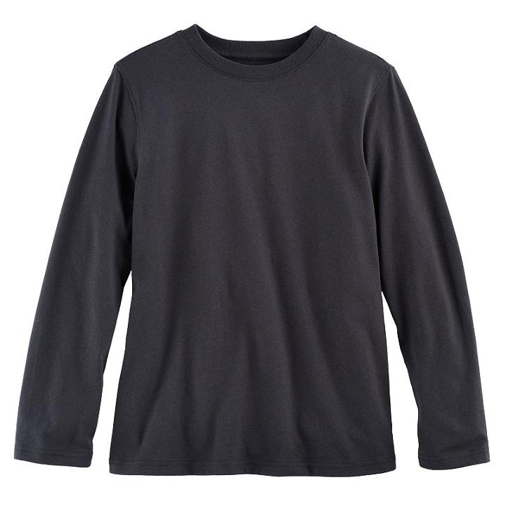 Men's Urban Pipeline Heathered Crew Tee, Size: Small, Black