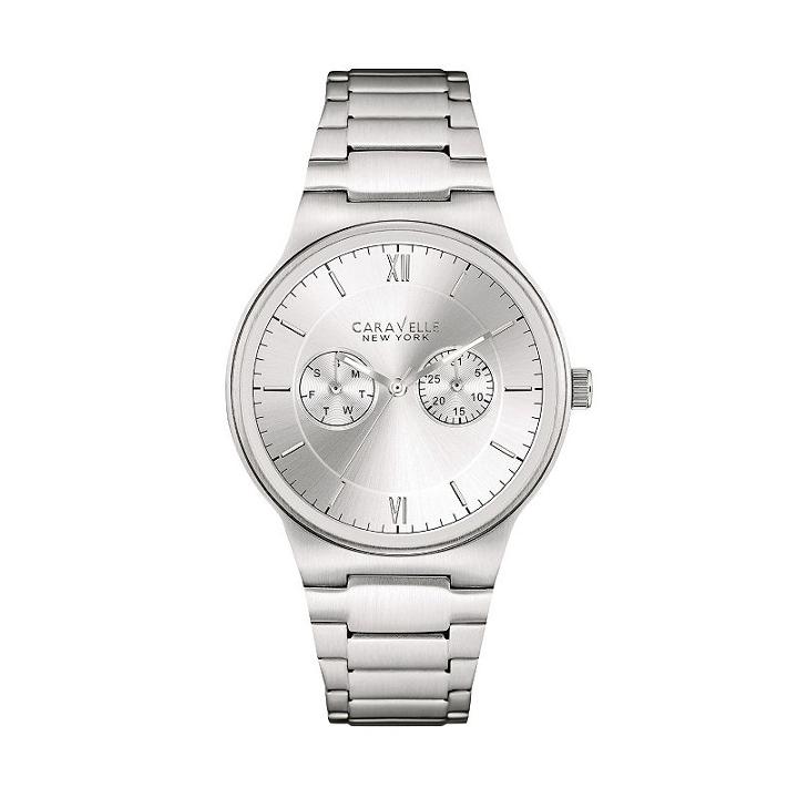 Caravelle New York By Bulova Men's Stainless Steel Watch - 43a134, Grey