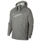 Men's Nike Therma Rip N Tear Pull-over Hoodie, Size: Large, Grey
