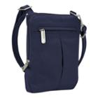 Travelon Anti-theft Classic Slim Mini Crossbody Bag, Adult Unisex, Blue