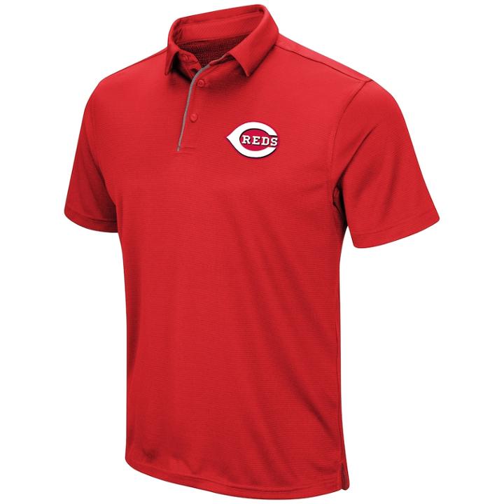 Men's Under Armour Cincinnati Reds Tech Polo Shirt, Size: Medium, Med Red