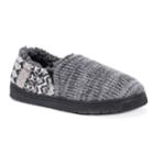 Men's Muk Luks Christopher Ankle Slippers, Size: Large, Grey