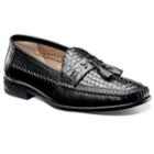 Nunn Bush Strafford Woven Men's Slip-on Tassel Loafer, Size: Medium (8.5), Black