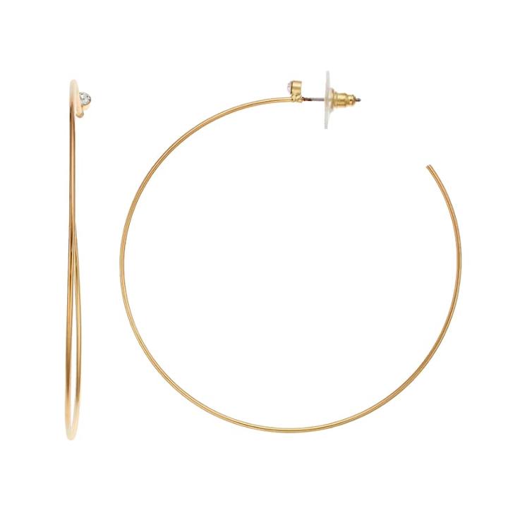 Jennifer Lopez Nickel Free Semi-hoop Earrings, Women's, Gold