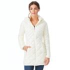 Women's 32 Degrees Hooded Puffer Jacket, Size: Large, Natural